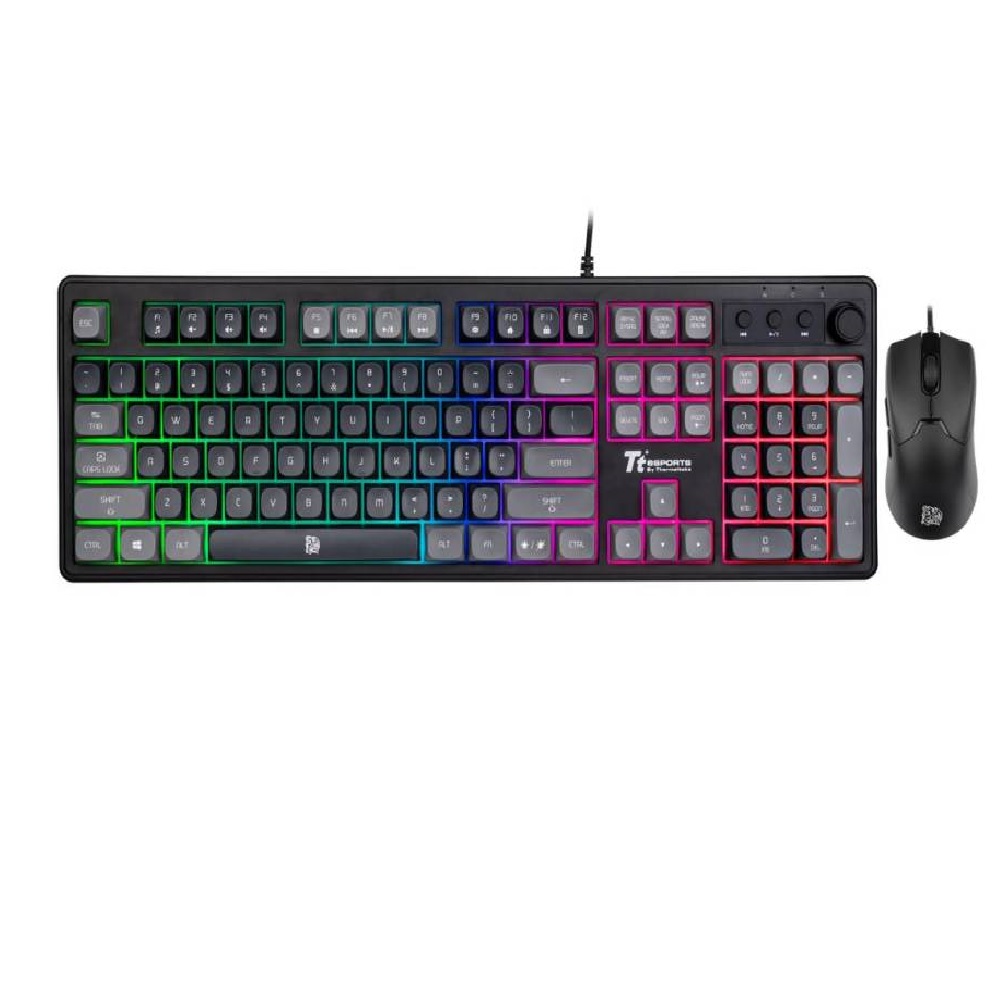 曜越 PurePlay RGB薄膜式電競鍵盤滑鼠組