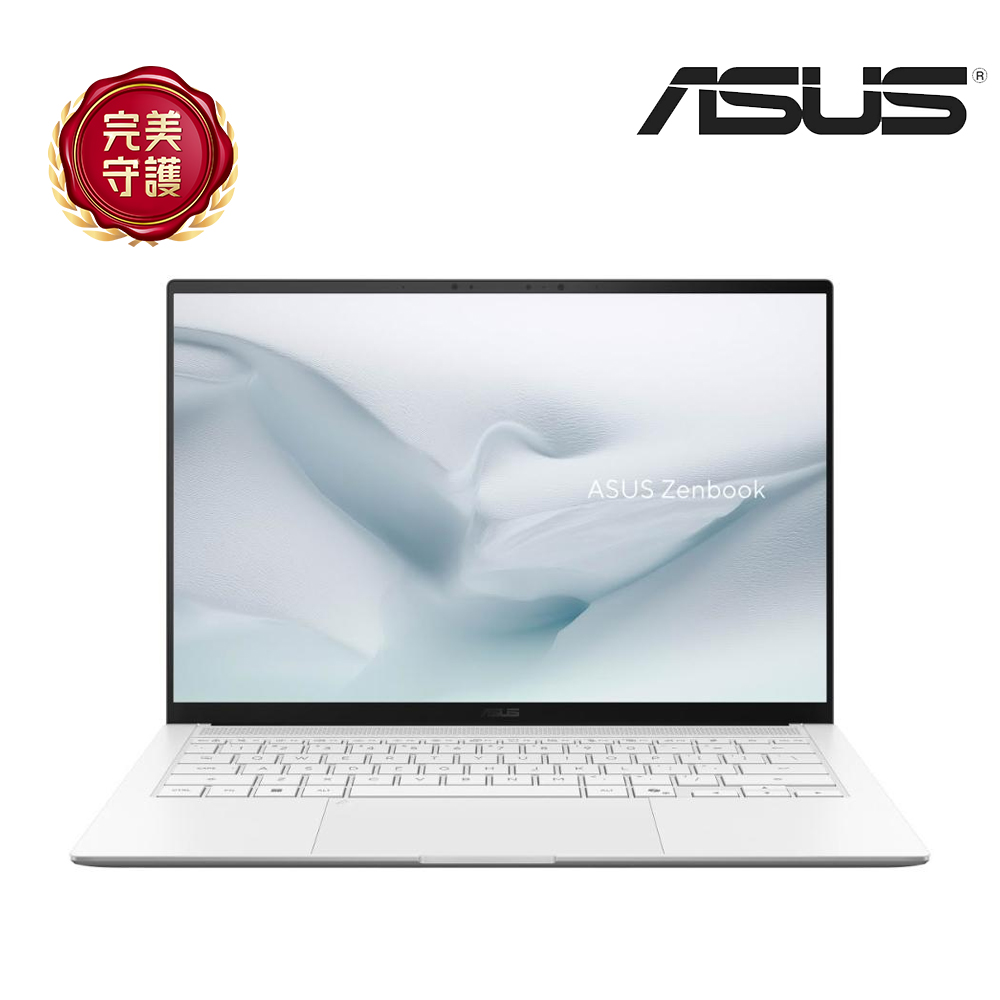 ASUS Zenbook S 14 AI筆電 白(硬碟升級) (Ultra 7-355/16G/1TB SSD/W11)