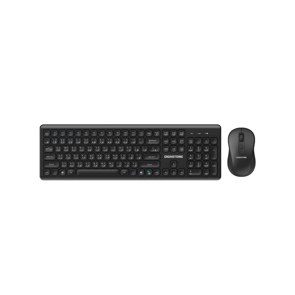 Gigastone C310雙模無線藍牙鍵鼠組-黑