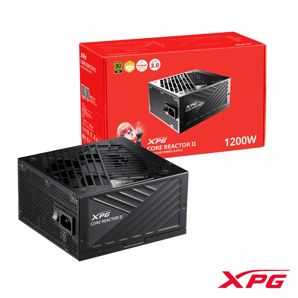 威剛CORE REACTOR II 1200W金牌電源供應器