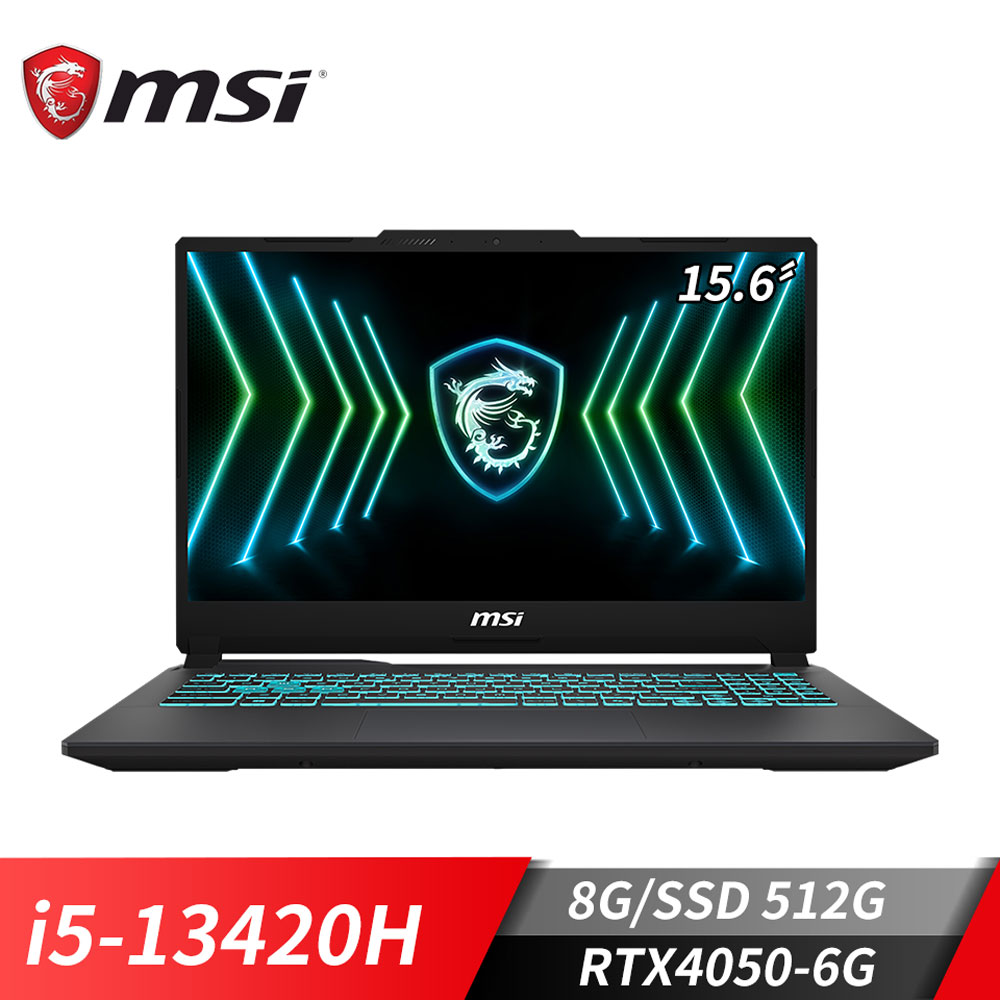 微星MSI Cyborg 15 Black Edition 電競筆電 (i5-13420H/8G/512G SSD/RTX4050-6G/Win11)