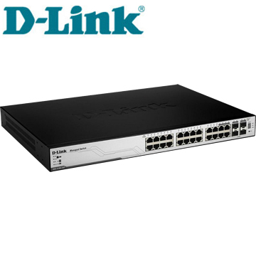 D-Link 24埠網管型Gigabit交換器 DGS-3100-24