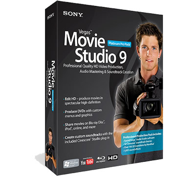 SONY Vegas Movie Studio 9 Pro Pack英文版