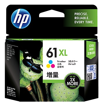 惠普HP 61號XL彩色墨水匣