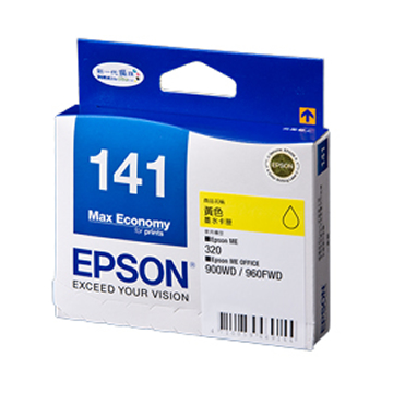 愛普生EPSON 141 黃色墨水匣