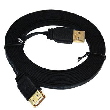 i-gota超薄型USB2.0連接線--A公對A母-3M