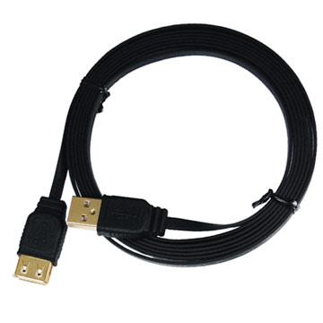 i-gota超薄型USB2.0連接線-A公對A母-2M