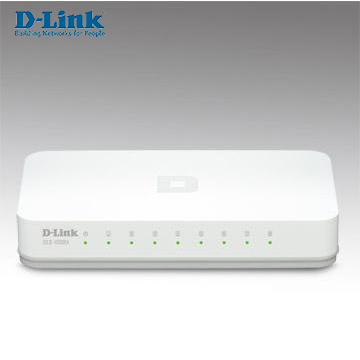 D-LINK 8埠10/100Mbps節能桌上網路交換器