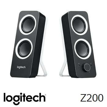 (福利品) 羅技 Logitech Z200 多媒體音箱喇叭 黑