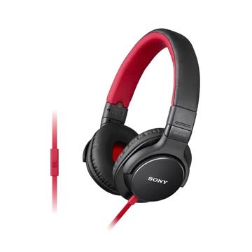 SONY MDR-ZX750AP耳罩式耳機-紅