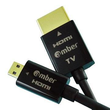 amber 4K2K micro HDMI 轉HDMI 高階螢幕線材