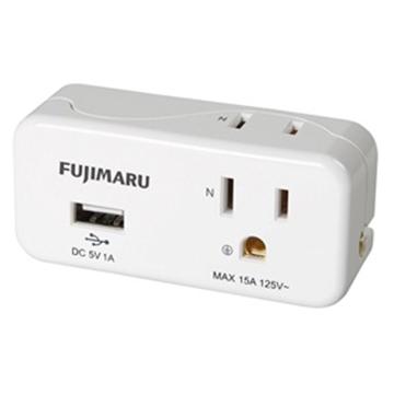 FUJIMARU 2座2+3孔 USB擴充座
