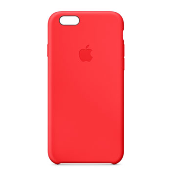 iPhone 6 矽膠護套 紅色