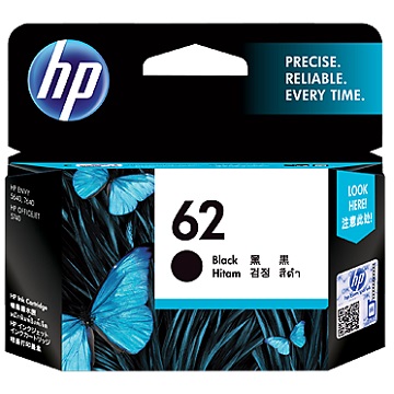 惠普HP 62 黑色墨水匣