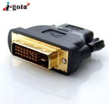 i-gota HDMI母對DVI公影像轉接頭 HDMI-3003G
