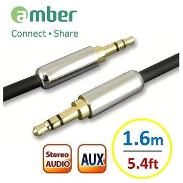 Amber 3.5mm AUX Audio立體聲音源訊號線