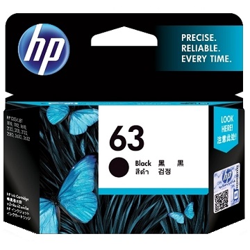 惠普HP 63 黑色墨水匣