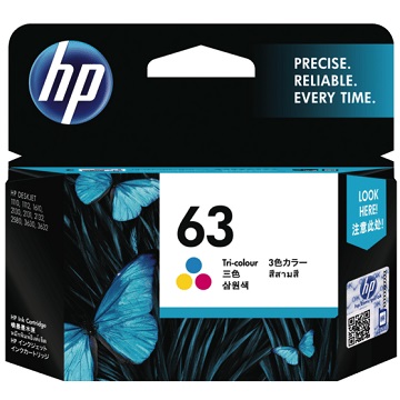 惠普HP 63 彩色墨水匣