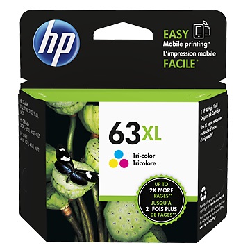 惠普HP 63XL 高容量彩色墨水匣