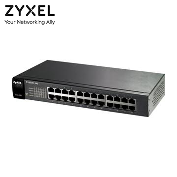 ZyXEL 24埠 乙太網路無網管交換器