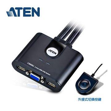 ATEN CS22U 2埠USB KVM多電腦切換器