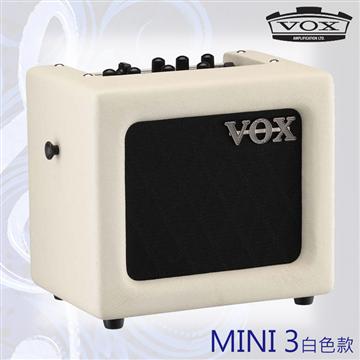 VOX MINI3 可攜式類比吉他擴大音箱-白