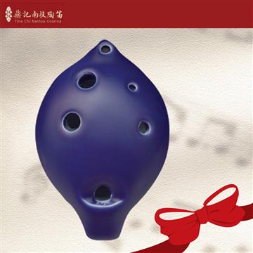 南投鼎記 中音C調6孔陶笛 寶藍色