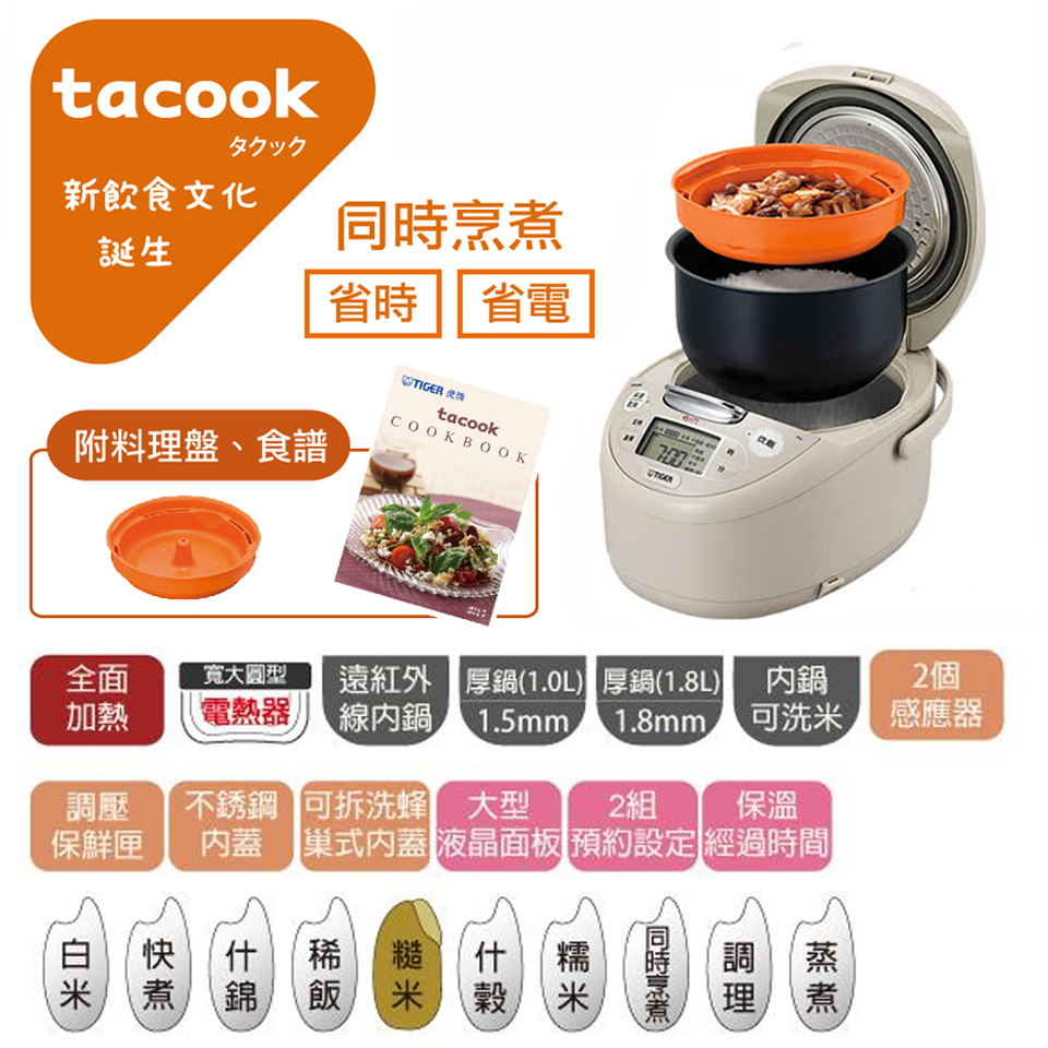 虎牌10人份微電腦多功能炊飯電子鍋 - 細節圖 1