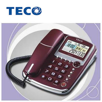 東元TECO 來電顯示報號有線電話
