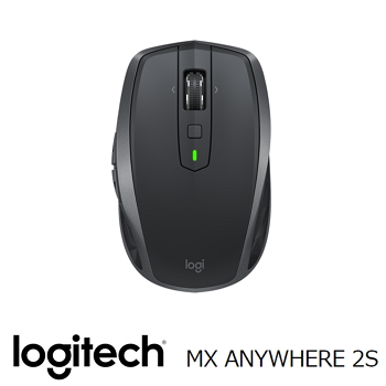 Logitech羅技 MX Anywhere 2S 無線滑鼠 黑