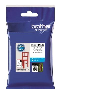 Brother LC-3619XLC 藍色墨水匣
