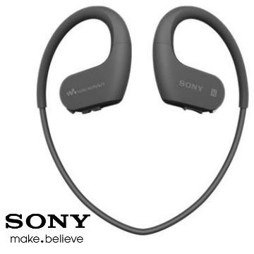 SONY索尼 Walkman 4GB 防水藍牙運動MP3 黑