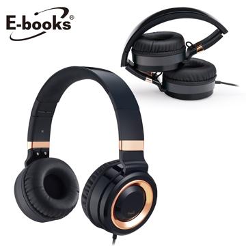 E-books S62 全音頻頭戴音控摺疊耳麥