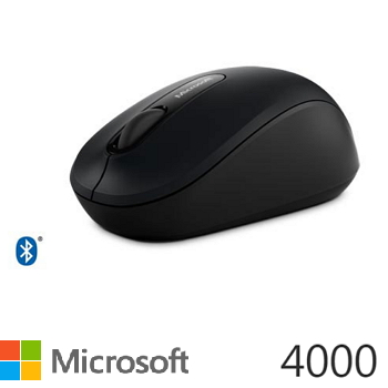 (福利品)微軟Microsoft  4000 無線行動滑鼠 黑