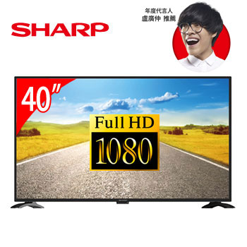 SHARP 40型FHD智慧連網顯示器+視訊盒 LC-40SF466T
