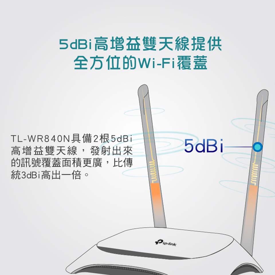 TP-Link TL-WR840N 300M 無線N路由器 - 細節圖 4