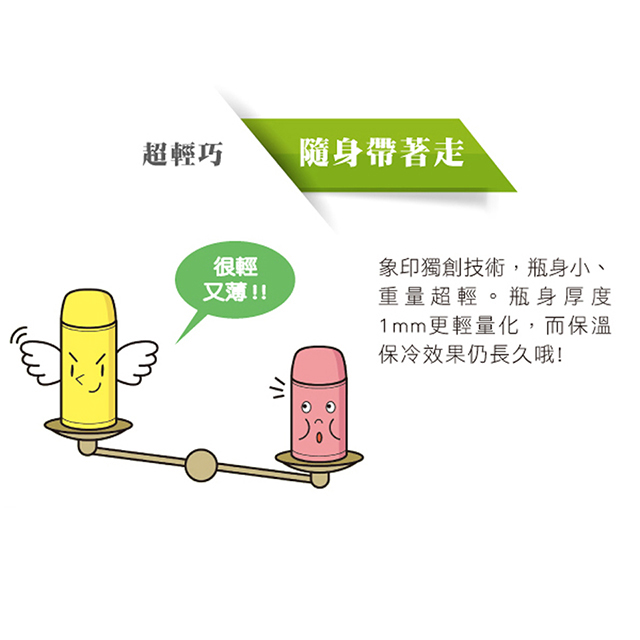 象印0.5L不銹鋼保溫杯 - 細節圖 2