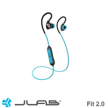 JLab Fit 2.0藍牙運動耳機-藍