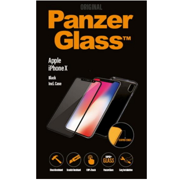 【iPhone X】PanzerGlass 3D滿版鋼化玻璃保護貼 - 黑