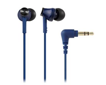 鐵三角 CK350M耳塞式耳機-藍