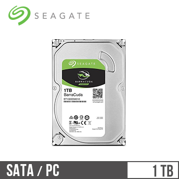 Seagate希捷 新梭魚 3.5吋 1TB SATA硬碟