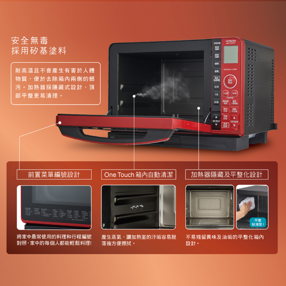 日立HITACHI原裝 22L 多功能蒸氣料理爐 - 細節圖 4