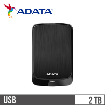 威剛ADATA 2.5吋 2TB 行動硬碟 黑