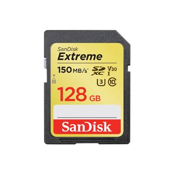 晟碟SanDisk Extreme SDXC 128G 記憶卡