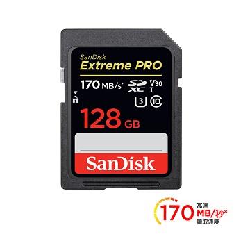 SanDisk晟碟 ExtremePro 128G 記憶卡