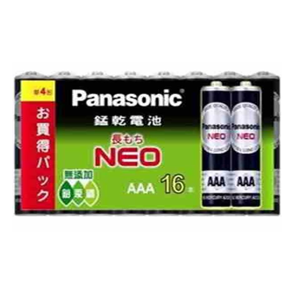 國際牌Panasonic 錳乾電池3號16入