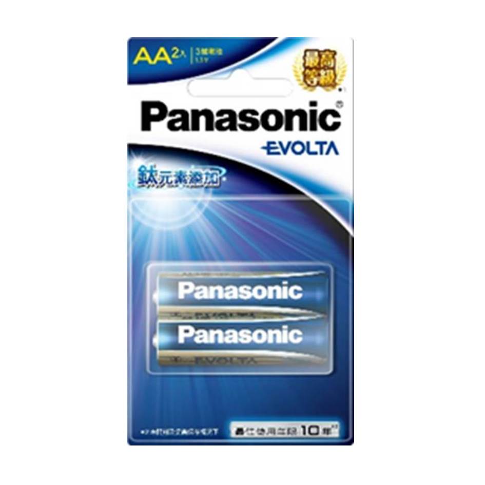 國際牌Panasonic EVOLTA鈦元素電池3號2入