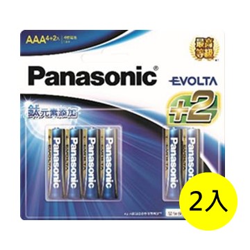 (二入組)國際牌Panasonic EVOLTA鈦元素電池4號6入