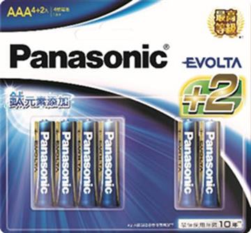 國際牌Panasonic EVOLTA鈦元素電池4號6入