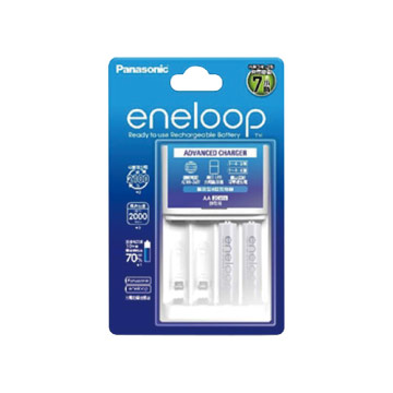 Panasonic 充電器+eneloop充電電池3號2入